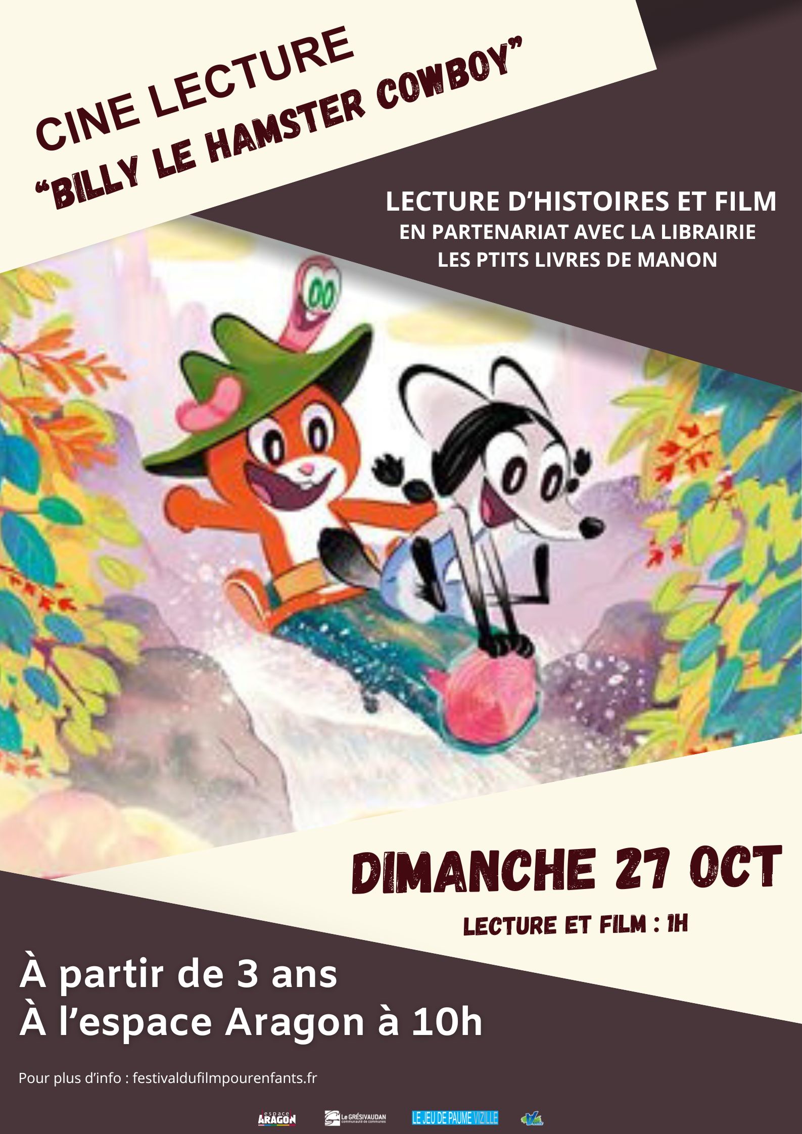 CINÉ-LECTURE – BILLY ET LE HAMSTER COWBOY