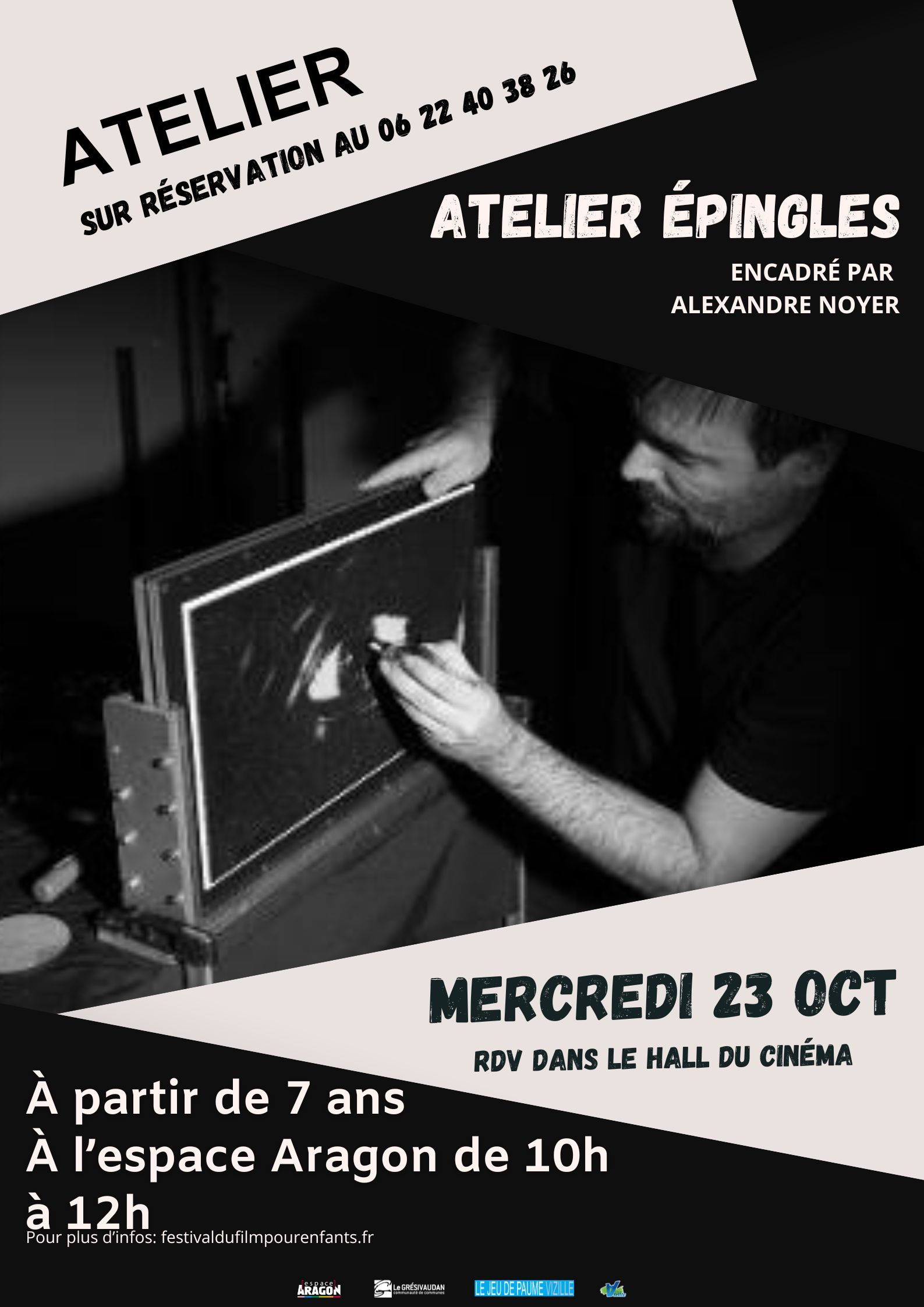 ATELIER DÉCOUVRE L’ÉCRAN D’ÉPINGLES !